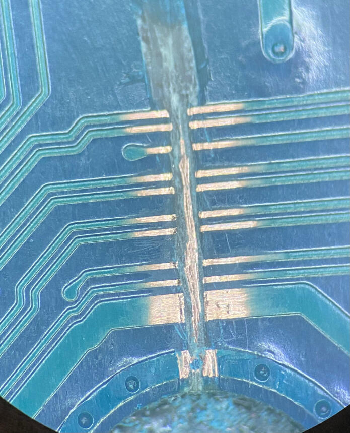 Подготовка повреждённых дорожек