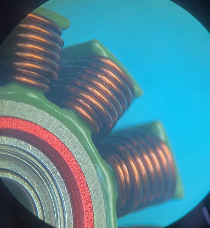 Rewinding Brushless Motor - Macro photography