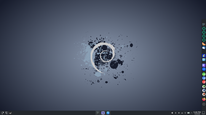 Боковая панель KDE