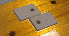 Ceramic thermal pads