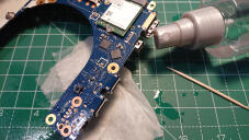 Промывка 99% спиртом