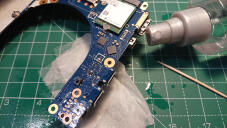 Промывка 99% спиртом